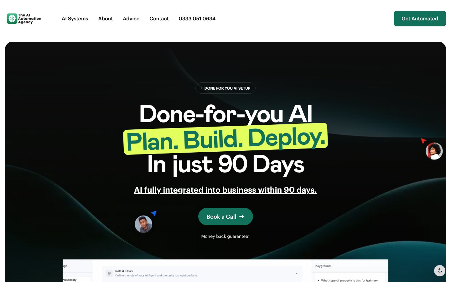 Website screenshot theaiautomationagency.ai